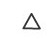 map symbol for mountain peak: triangle 