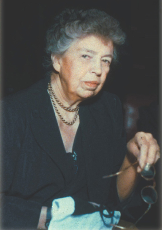 Photo: Eleanor Roosevelt.