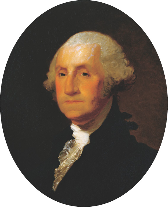 Portrait: George Washington.