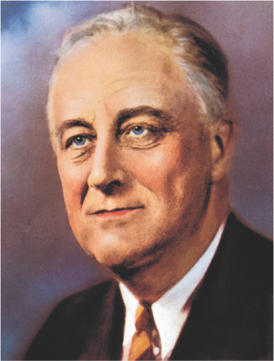 Portrait: Franklin Delano Roosevelt.