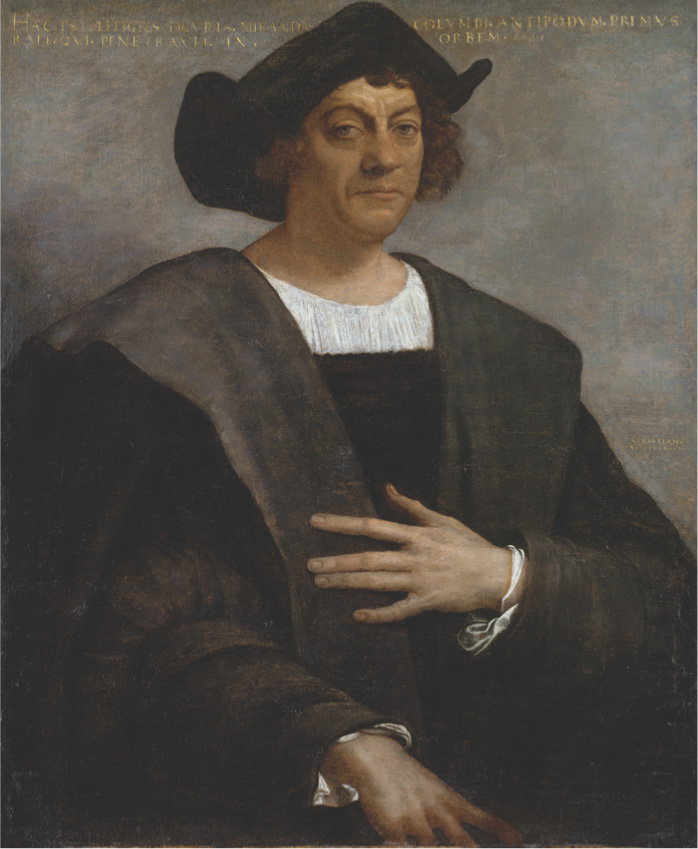 Portrait of Christopher Columbus.
