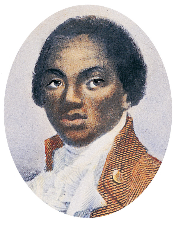 portrait: Olaudah Equiano.