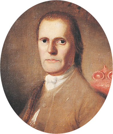 A painting of Roger Sherman.