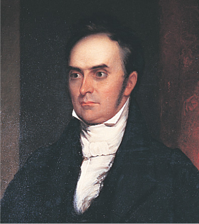 A portrait of Daniel
Webster.