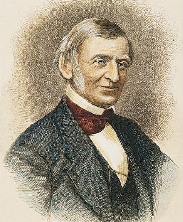 A portrait of Ralph Waldo Emerson.