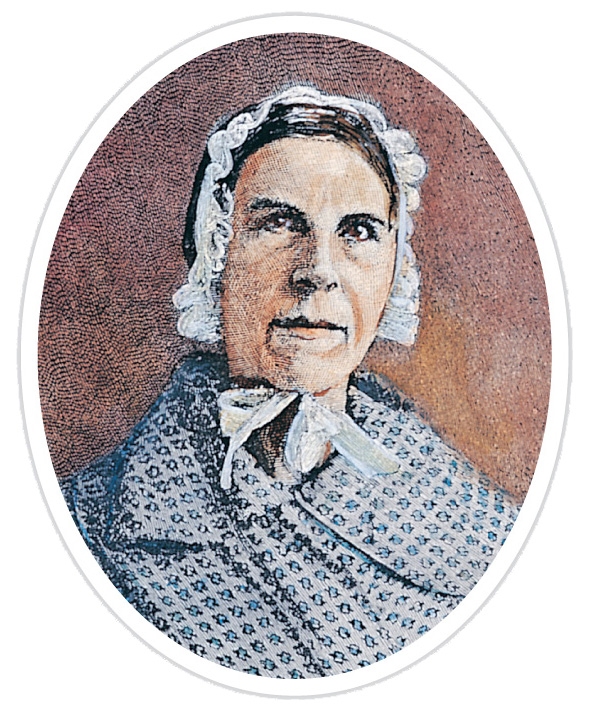 A portrait of Sarah Grimk.
