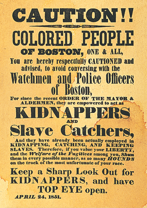 A poster dated April 24, 1851.