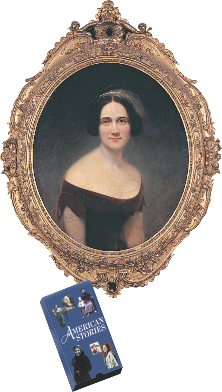 A portrait of Mary Chesnut.