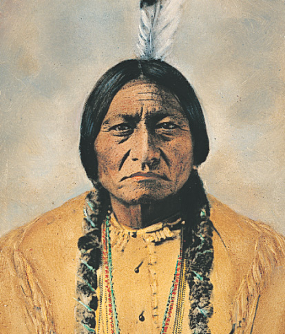 A portrait of Sitting Bull.