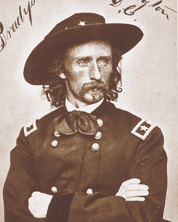 A photo of Custer.
