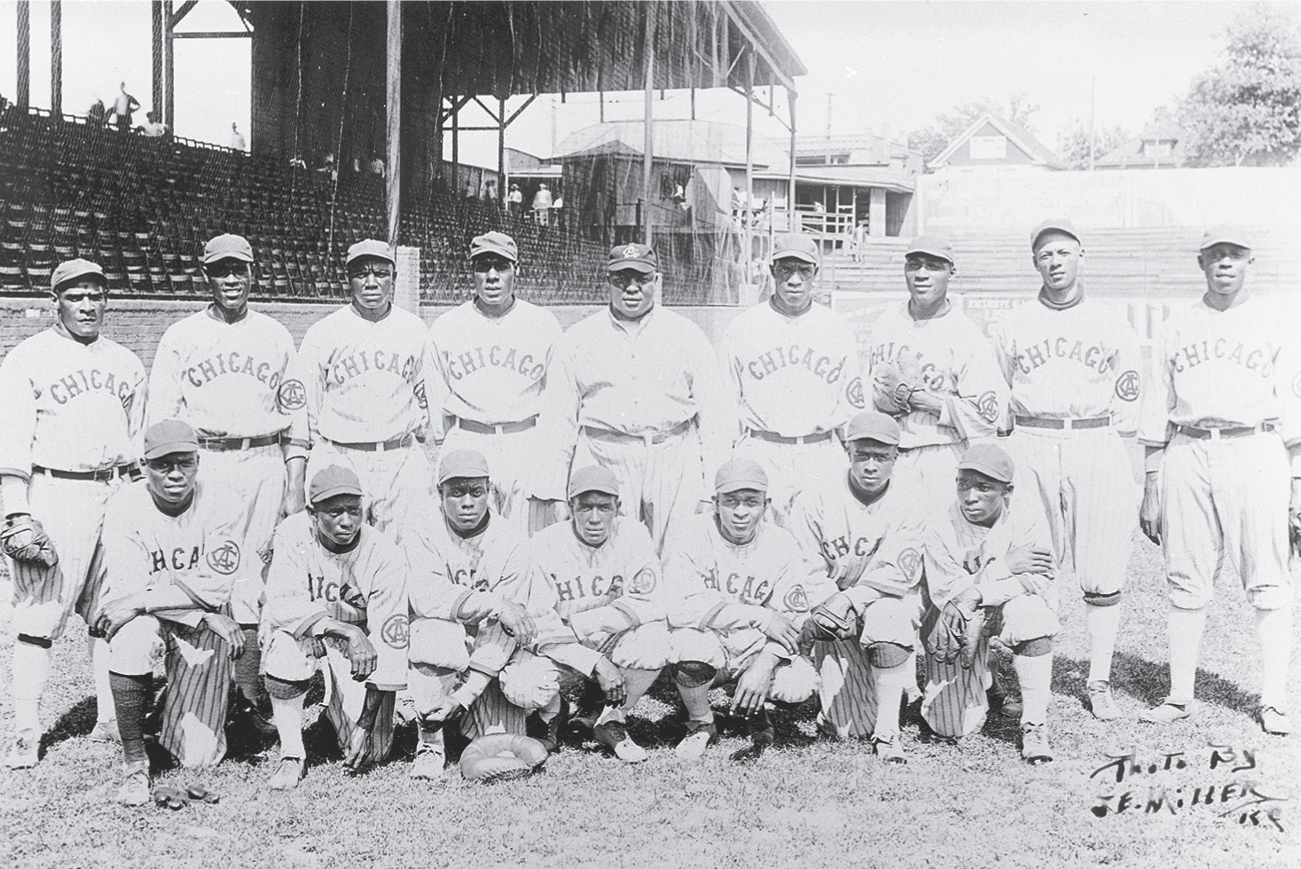 An African_American baseball team.