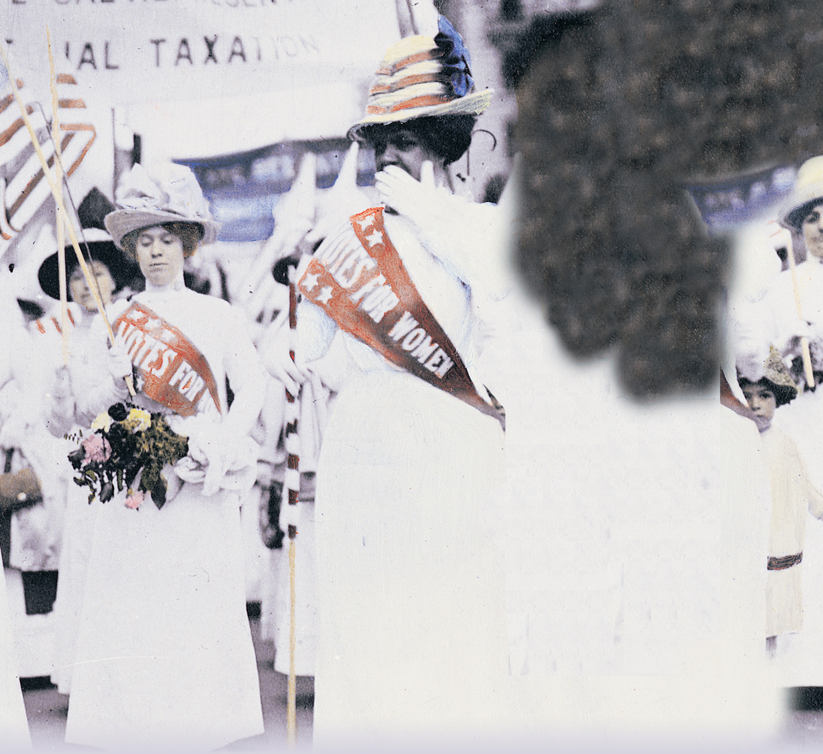 Photo: A suffrage parade