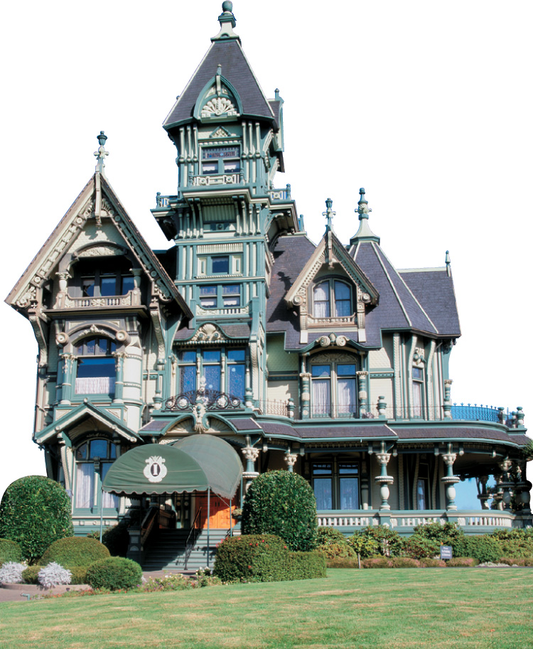 Photo: a decorative Victorian-style house