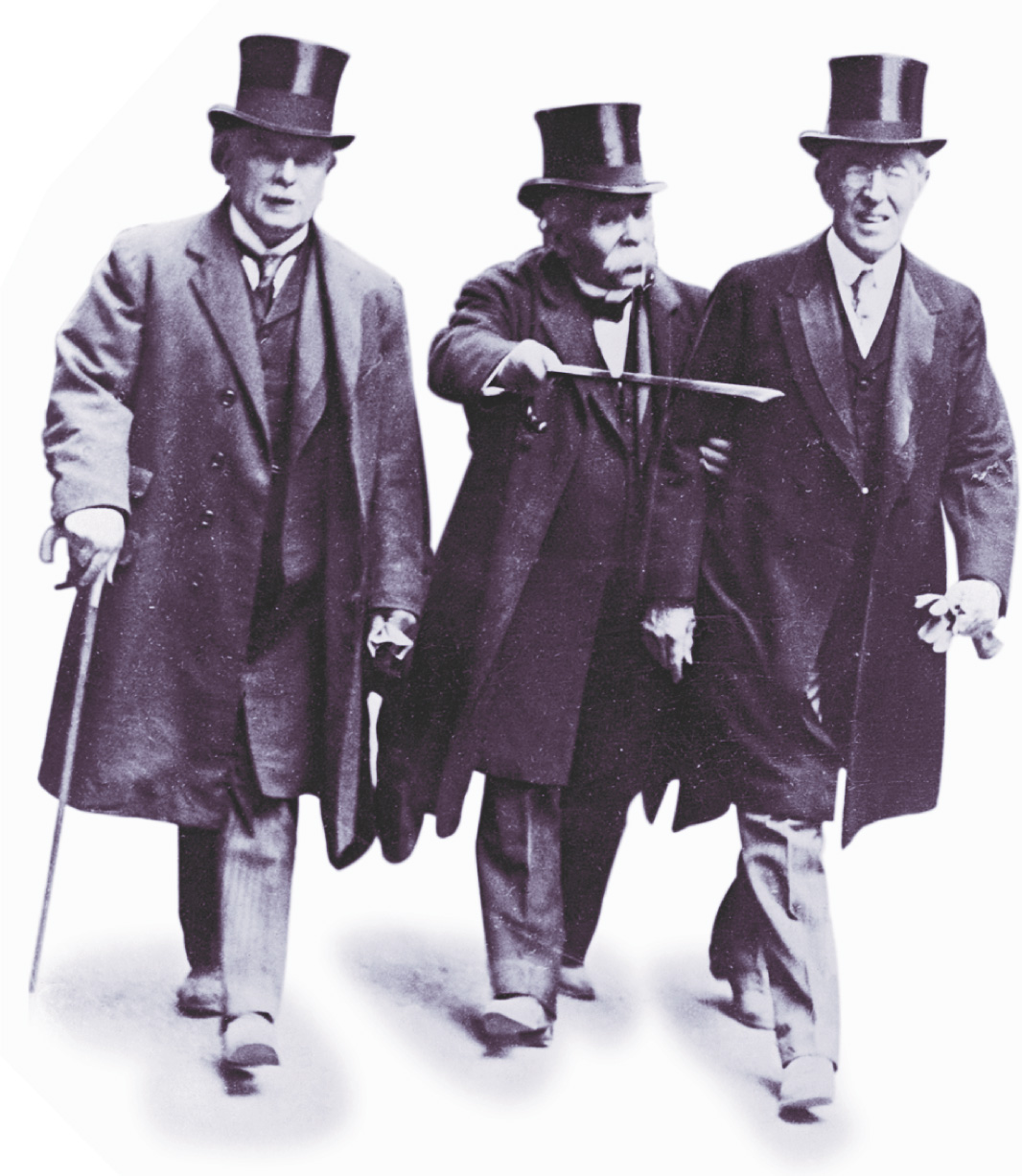 Photo: David Lloyd George, Georges Clemenceau, and Woodrow Wilson