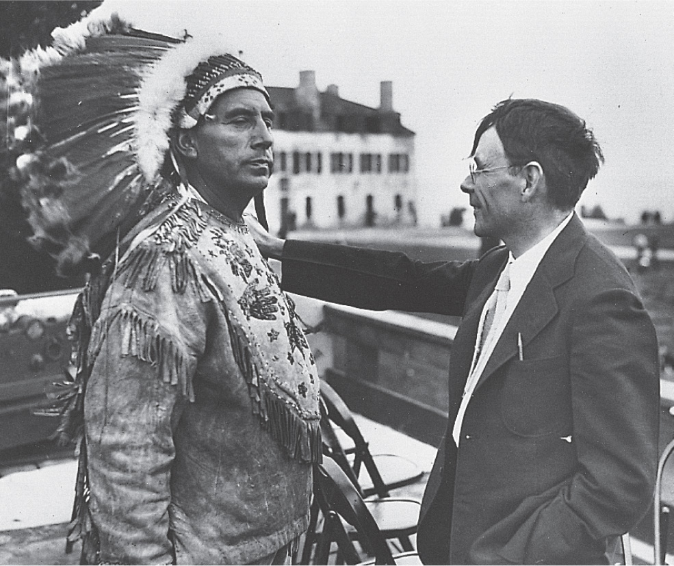 Photo: John Collier and Chief Richard