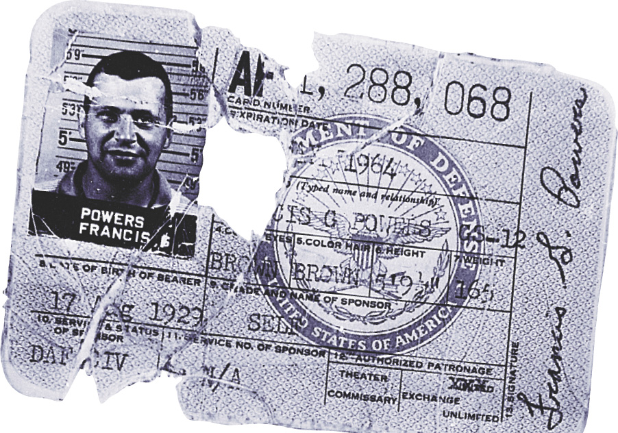 Photo: ID card of Francis Gary Powers
