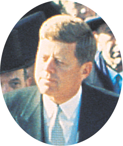 photo: John F. Kennedy.