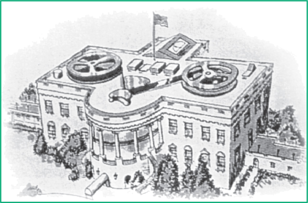 cartoon: the White House is a huge tape recorder.