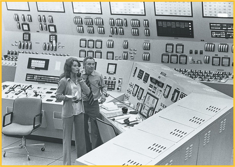 photo: Jane fonda and Jack Lemmon in a nuclear power plant in the movie 'The China Syndrome.'