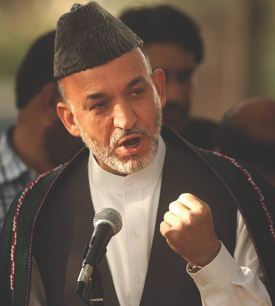 photo: Hamid Karzai.