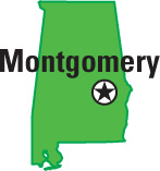Alabama: capital, Montgomery