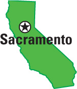 California: capital, Sacramento