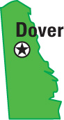 Delaware: capital, Dover