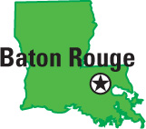 Louisiana: capital, Baton Rouge