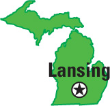 Michigan: capital, Lansing