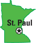 Minnesota: capital, St. Paul