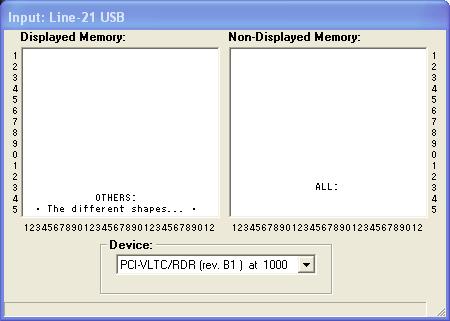 Input: Line-21 Serial.