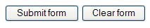 Two buttons:  submit form, clear form.