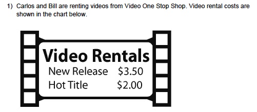 Video Rental advertisement