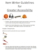 Item Writer Guidelines for Greater Accessibility